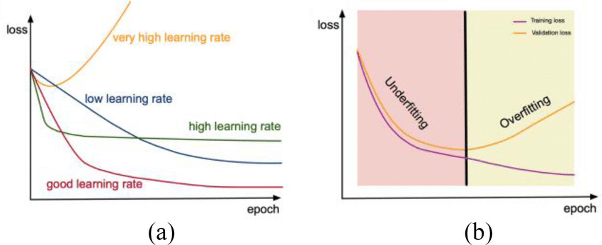 تاثیر نرخ یادگیری در آموزش مدل