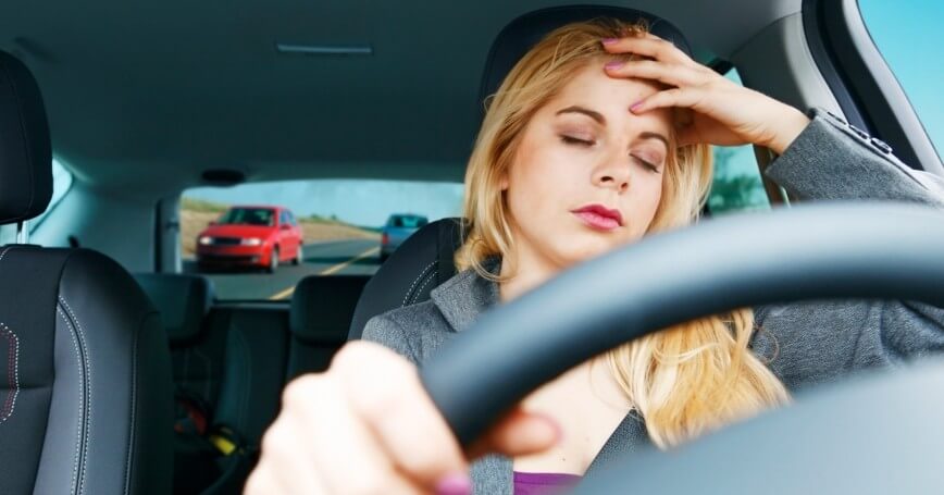 تشخیص خواب آلودگی راننده